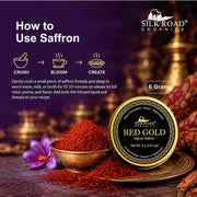 Afghan Saffron 6g, Super Negin All-Red Threads from Herat, Afghanistan | Red Gold