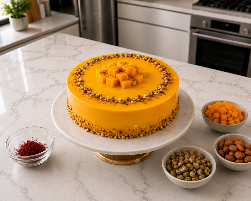 Unaltered Saffron Cake